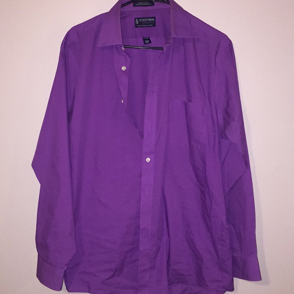 Purple men’s dress shirt